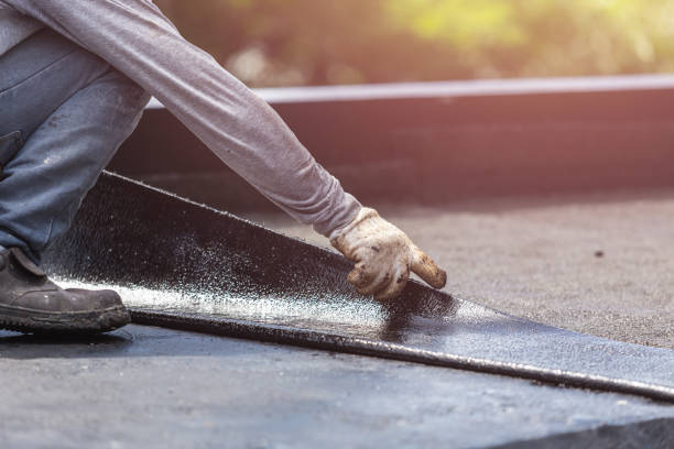 Professional Exterior Waterproofing technician working in Uniopolis, OH